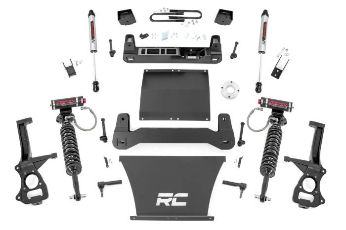 Rough Country - 6 Inch Lift Kit Mono Leaf Rear Vertex/V2 GMC Sierra 1500 2WD (25-26) Rough Country