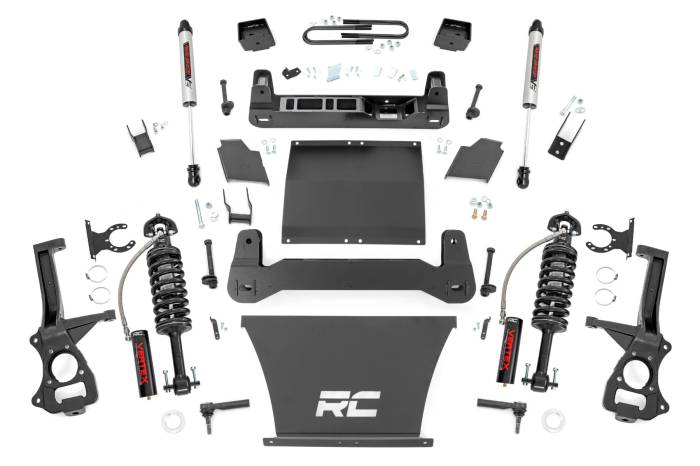Rough Country - 6 Inch Lift Kit Mono Leaf Rear Vertex/V2 Chevy Silverado 1500 (22-24) Rough Country