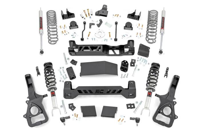 Rough Country - 6 Inch Lift Kit M1/M1 Dual Rate Coils Ram 1500 4WD (2019-2024) Rough Country