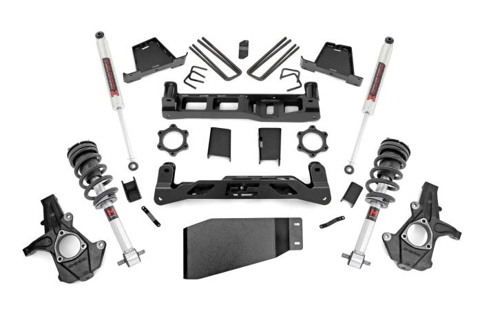 Rough Country - 6 Inch Lift Kit M1 Struts/M1 Silverado/Sierra 1500 4WD (07-13) Rough Country