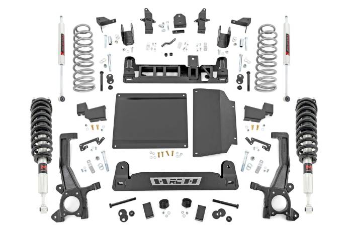 Rough Country - 6 Inch Lift Kit M1 Strut Rear Coil Toyota Tundra 4WD (2022-2026) Rough Country