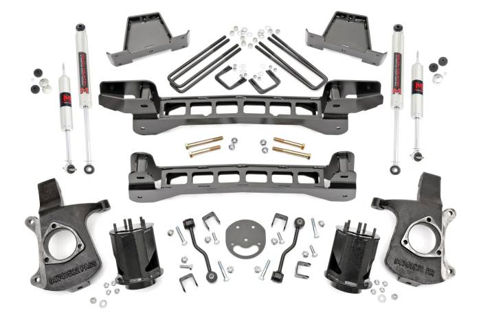 Rough Country - 6 Inch Lift Kit M1 Shocks Silverado/Sierra 1500 2WD (99-06 & Classic) Rough Country