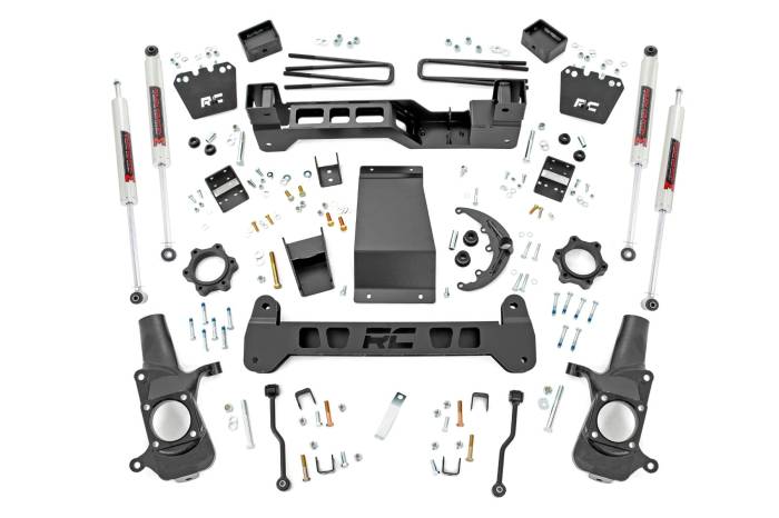 Rough Country - 6 Inch Lift Kit M1 Silverado/Sierra 2500HD 4WD (2001-2010) Rough Country
