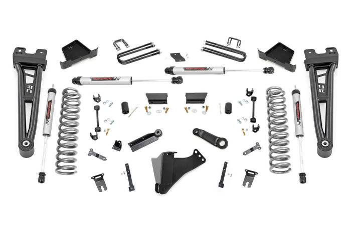 Rough Country - 6 Inch Lift Kit Gas Radius Arm V2 Ford F-250/F-350 Super Duty (23-26) Rough Country