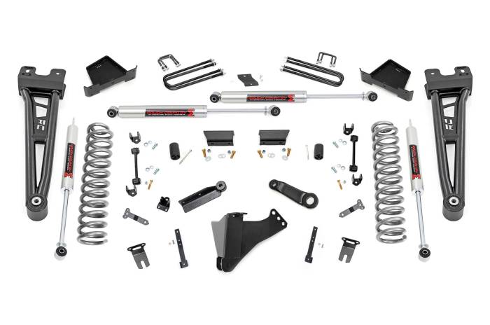Rough Country - 6 Inch Lift Kit Gas Radius Arm M1 Ford F-250/F-350 Super Duty (23-26) Rough Country