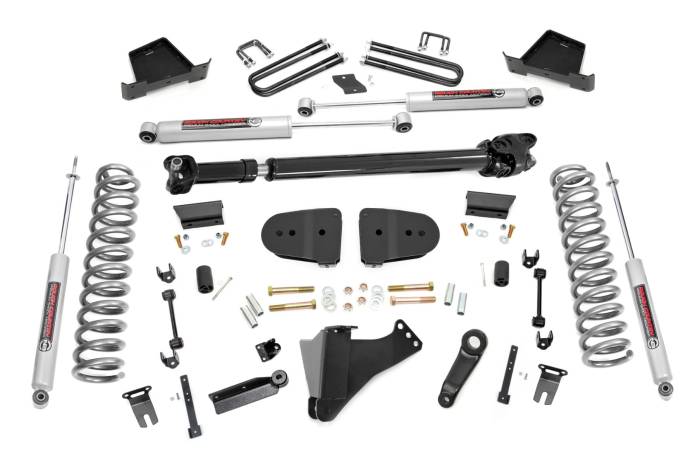 Rough Country - 6 Inch Lift Kit Gas No OVLD Ford F-250/F-350 Super Duty 4WD (2023-2026) Rough Country