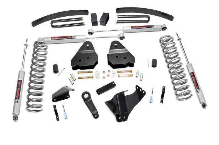 Rough Country - 6 Inch Lift Kit Gas Ford F-250/F-350 Super Duty 4WD (2005-2007) Rough Country
