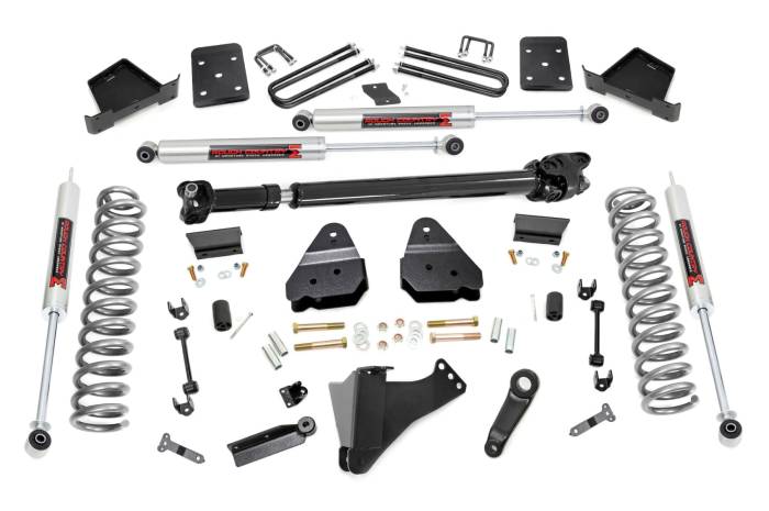 Rough Country - 6 Inch Lift Kit Diesel OVLD D/S M1 Ford F-250/F-350 Super Duty (17-22) Rough Country