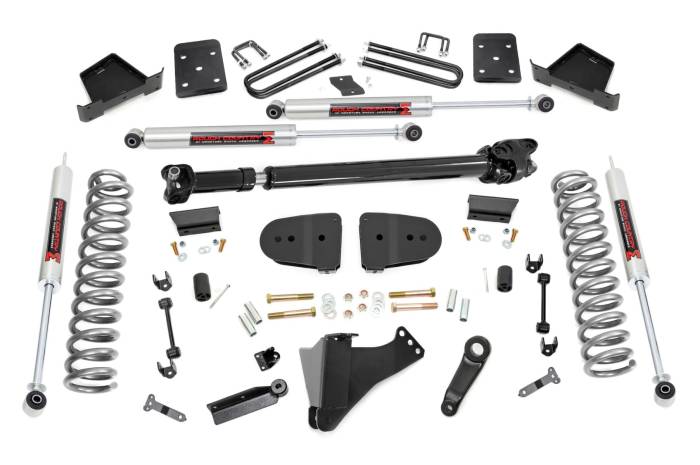 Rough Country - 6 Inch Lift Kit Diesel No OVLD FR D/S M1 Ford F-250/F-350 Super Duty (23-25) Rough Country