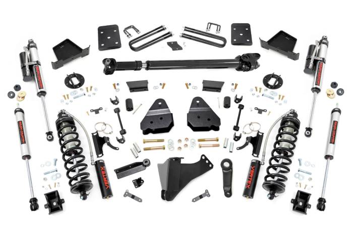 Rough Country - 6 Inch Lift Kit Diesel FR D/S C/O Vertex Ford F-250/F-350 Super Duty (17-22) Rough Country