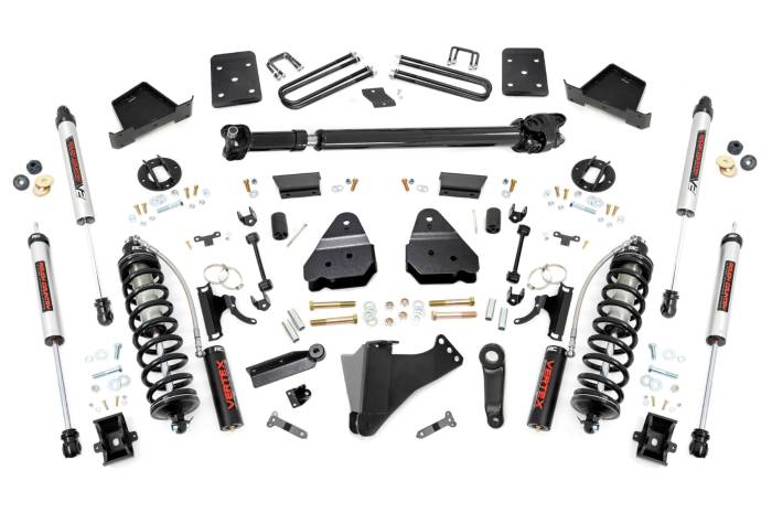 Rough Country - 6 Inch Lift Kit Diesel FR D/S C/O V2 Ford F-250/F-350 Super Duty (17-22) Rough Country