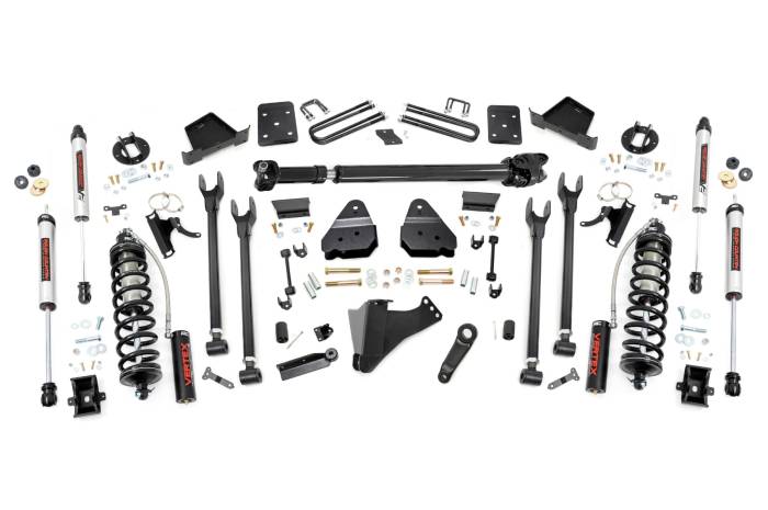 Rough Country - 6 Inch Lift Kit Diesel 4-Link FR D/S C/O V2 Ford F-250/F-350 Super Duty (17-22) Rough Country