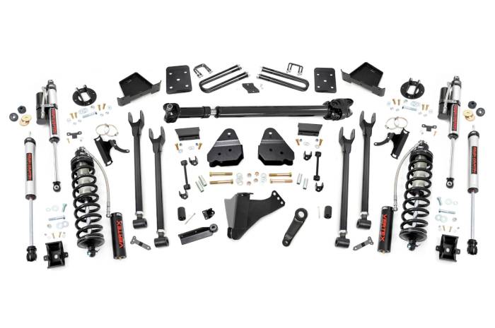 Rough Country - 6 Inch Lift Kit Diesel 4 Link D/S C/O Vertex Ford F-250/F-350 Super Duty (17-22) Rough Country