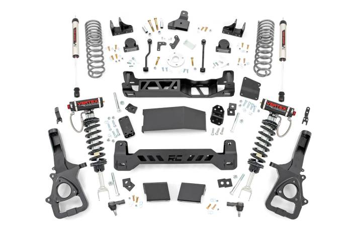 Rough Country - 6 Inch Lift Kit 22XL Vertex/V2 Rear Coils Ram 1500 4WD (2025-2026) Rough Country