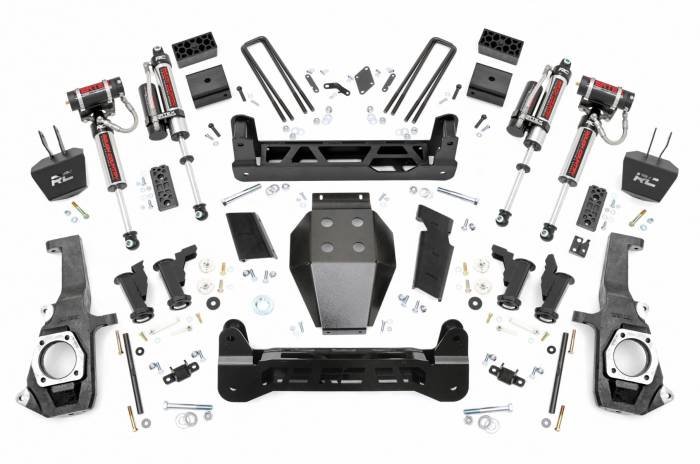 Rough Country - 5 Inch Lift Kit Torsion Drop Vertex Silverado/Sierra 2500HD/3500HD (11-19) Rough Country