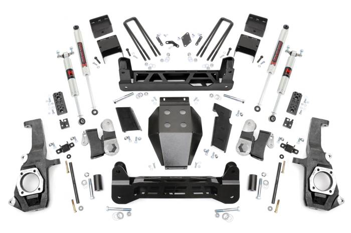 Rough Country - 5 Inch Lift Kit NTD M1 Silverado/Sierra 2500HD/3500HD (11-19) Rough Country