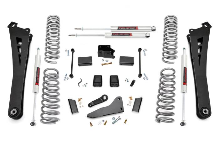 Rough Country - 5 Inch Lift Kit Diesel Dual Rate Coils M1 Ram 2500 4WD (2014-2018) Rough Country