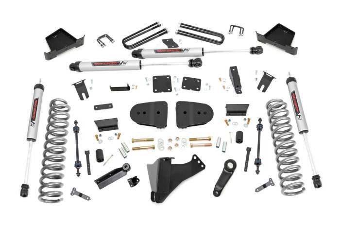 Rough Country - 4.5 Inch Lift Kit V2 Diesel Ford F-250/F-350 Super Duty 4WD (2023-2026) Rough Country