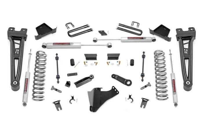 Rough Country - 4.5 Inch Lift Kit Radius Arm Diesel Ford F-250/F-350 Super Duty (23-26) Rough Country