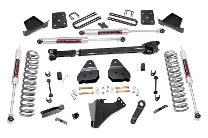 Rough Country - 4.5 Inch Lift Kit FR D/S M1 Ford F-250/F-350 Super Duty 4WD (2017-2022) Rough Country