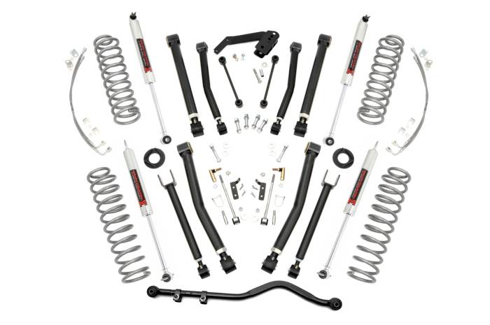 Rough Country - 4 Inch Lift Kit X-Series M1 Jeep Wrangler JK 4WD (2007-2018) Rough Country
