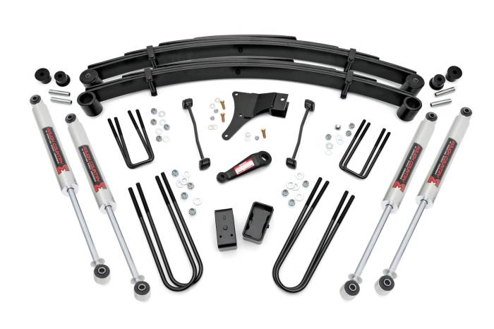 Rough Country - 4 Inch Lift Kit Rear Blocks M1 Ford F-250/F-350 Super Duty 4WD (1999) Rough Country