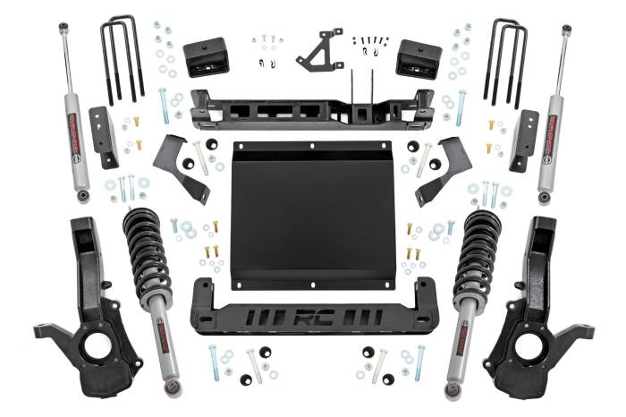 Rough Country - 4 Inch Lift Kit N3 Struts Chevy/GMC Canyon/Colorado 4WD (2023-2026) Rough Country