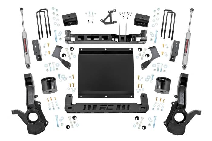Rough Country - 4 Inch Lift Kit N3 Shocks Chevy/GMC Canyon/Colorado 4WD (2023-2026) Rough Country