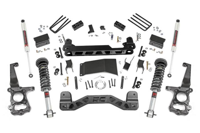 Rough Country - 4 Inch Lift Kit M1 Struts/M1 Ford F-150 4WD (2015-2020) Rough Country