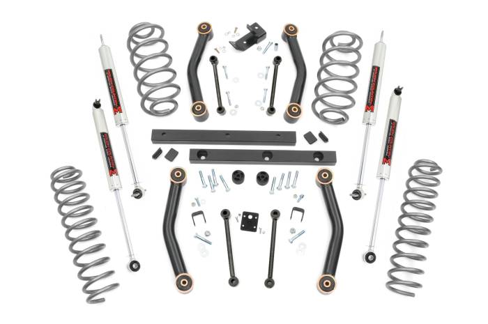 Rough Country - 4 Inch Lift Kit M1 Jeep Wrangler TJ (03-06)/Wrangler Unlimited (04-06) Rough Country