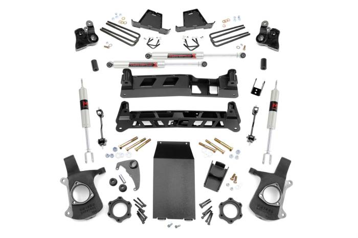 Rough Country - 4 Inch Lift Kit M1 Silverado/Sierra 1500 4WD (1999-2006 & Classic) Rough Country