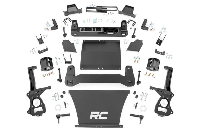 Rough Country - 4 Inch Lift Kit AT4X GMC Sierra 1500 4WD (2022-2026) Rough Country