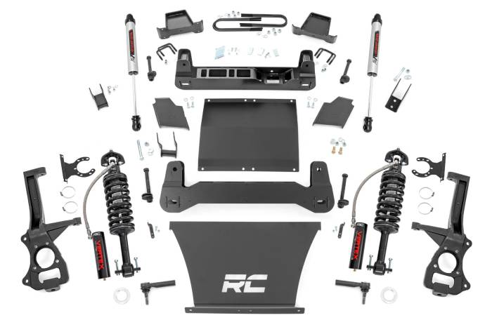 Rough Country - 4 Inch Lift Kit AT4/Trailboss Vertex/V2 Silverado/Sierra 1500 (25-26) Rough Country