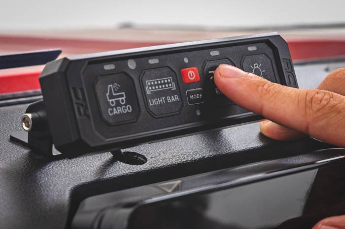 Rough Country - 4 Gang Switch Panel RGB Backlit Buttons Multifunction Modes Rough Country