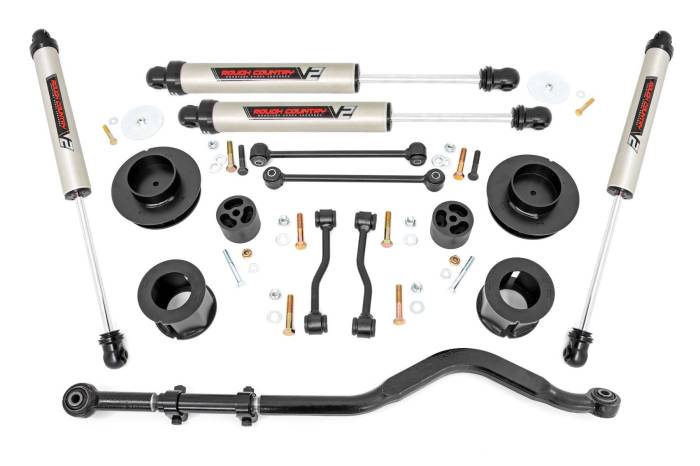 Rough Country - 3.5 Inch Lift Kit Spacers V2 Jeep Gladiator JT 4WD (2024-2025) Rough Country