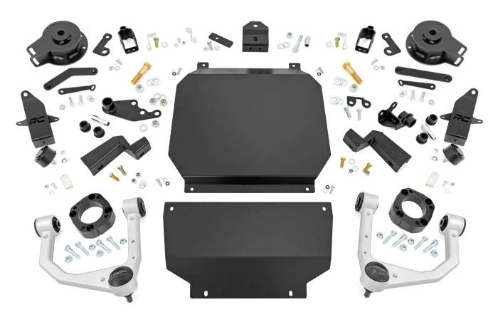 Rough Country - 3.5 Inch Lift Kit OE Air Ride Toyota Tundra 4WD (2022-2026) Rough Country