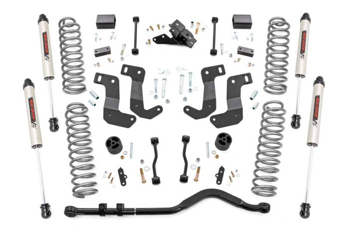 Rough Country - 3.5 Inch Lift Kit C/A Drop Stage 1 V2 Jeep Wrangler Unlimited (24-26) Rough Country
