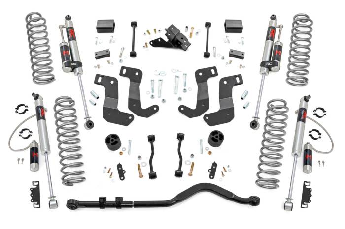 Rough Country - 3.5 Inch Lift Kit C/A Drop Stage 1 M1R Jeep Wrangler Unlimited (18-23) Rough Country