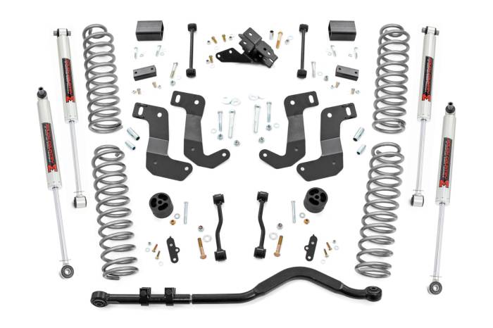 Rough Country - 3.5 Inch Lift Kit C/A Drop Stage 1 M1 Jeep Wrangler Unlimited (18-23) Rough Country