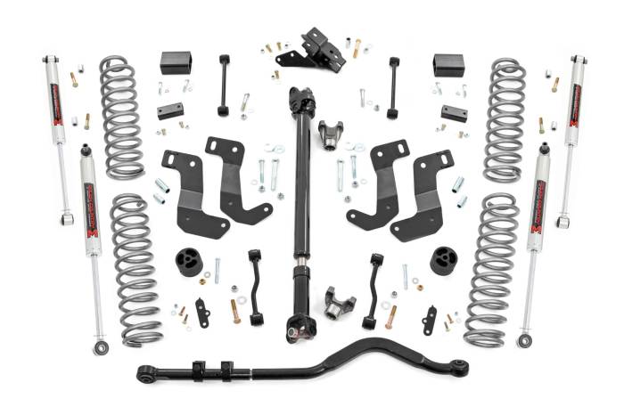 Rough Country - 3.5 Inch Lift Kit C/A Drop FR D/S M1 Jeep Wrangler JL 4WD (2018-2023) Rough Country