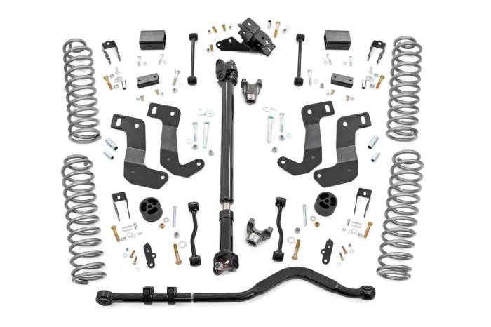 Rough Country - 3.5 Inch Lift Kit C/A Drop 4-Door 392 Jeep Wrangler Unlimited (24-26) Rough Country