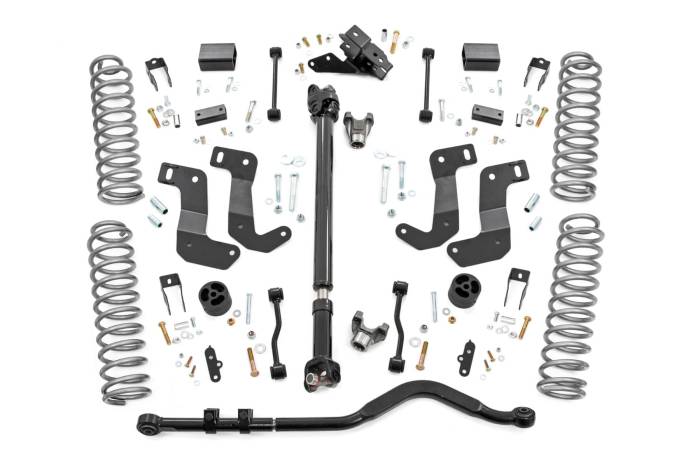 Rough Country - 3.5 Inch Lift Kit C/A Drop 4-Door 392 Jeep Wrangler Unlimited (18-23) Rough Country
