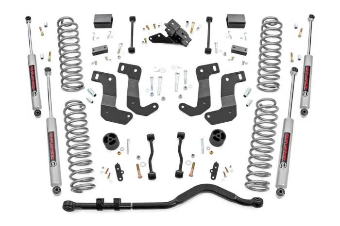 Rough Country - 3.5 Inch Lift Kit C/A Drop 2-Door Jeep Wrangler JL 4WD (2024-2026) Rough Country