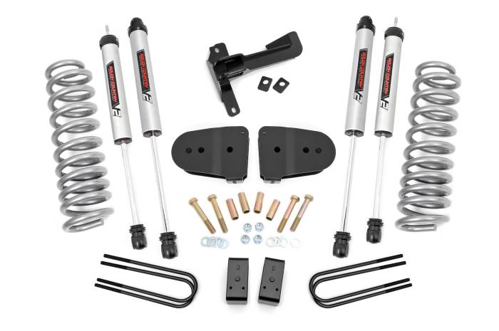 Rough Country - 3 Inch Lift Kit V2 Front Diesel Coils Ford F-250 Super Duty 4WD (23-24) Rough Country