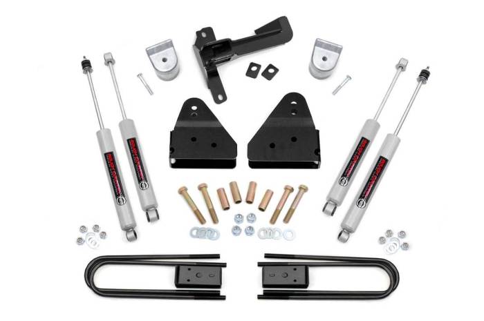 Rough Country - 3 Inch Lift Kit Spacer Ford F-250 Super Duty 4WD (2011-2016) Rough Country