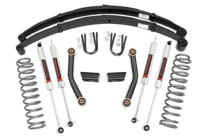 Rough Country - 3 Inch Lift Kit Series II RR Springs M1 Jeep Cherokee XJ (84-01) Rough Country