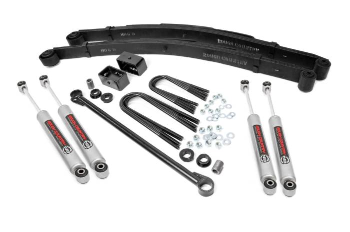 Rough Country - 3 Inch Lift Kit Ford Excursion 4WD (2000-2005) Rough Country
