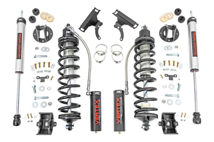 Rough Country - 3 Inch Coilover Conversion Upgrade Kit Diesel Ford F-250/F-350 Super Duty (05-22) Rough Country