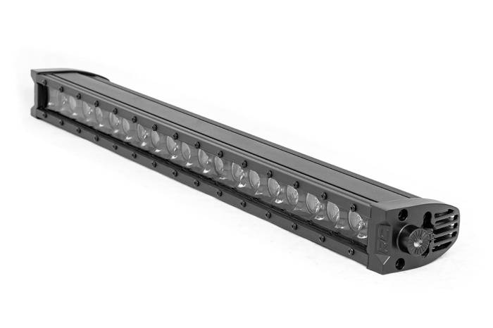 Rough Country - 20 Inch Black Series LED Light Bar Single Row Amber DRL Rough Country