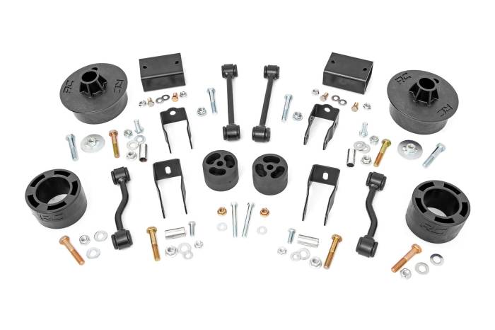 Rough Country - 2.5 Inch Lift Kit Spacers Jeep Wrangler JL (24-26)/Wrangler Unlimited (24-26) Rough Country
